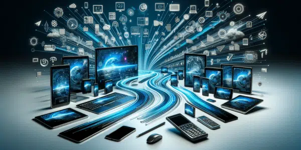 Un-flujo-constante-de-contenido-fluyendo-en-una-variedad-de-dispositivos-electrónicos