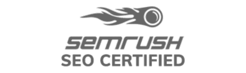 Insignia de certificación Semrush Academy